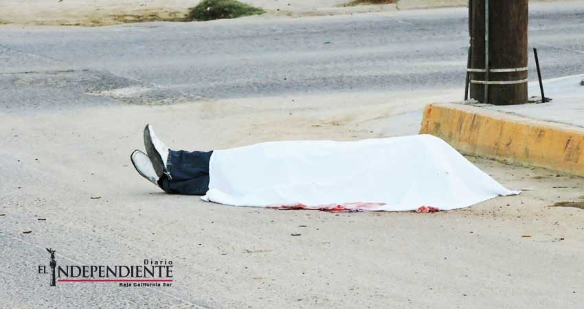 Asesinan a una persona en la colonia Los Olivos de La Paz