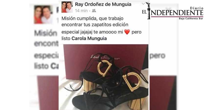 Presume delegado de SEP zapatillas de 17 mil pesos para su esposa