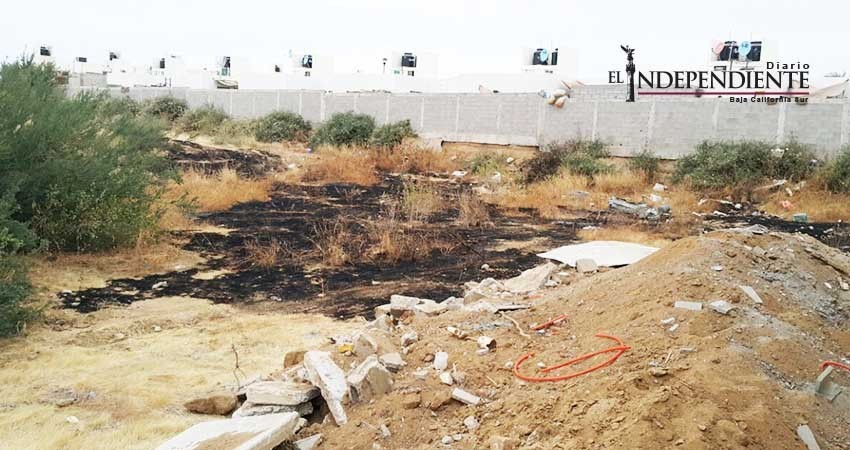 Sancionarán a las personas que quemen basura