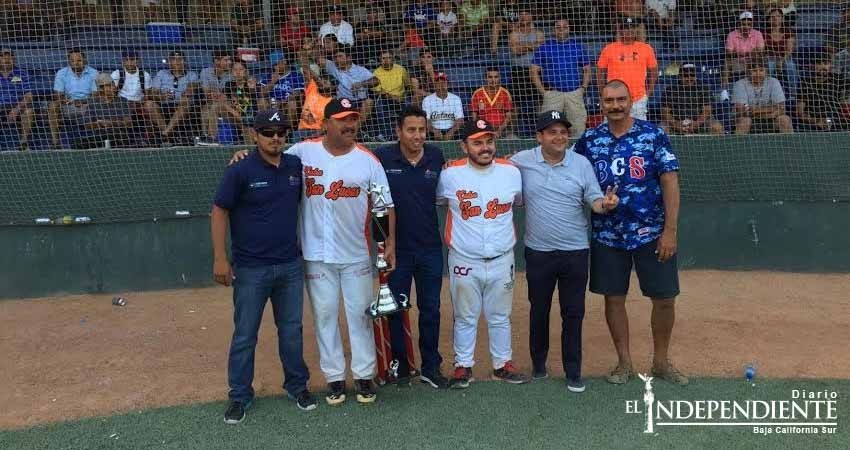 San Lucas Campeón del estatal U50 de Béisbol