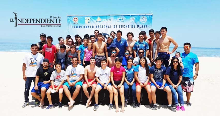 Inicia el 1er. Campeonato Nacional de lucha en playa 2017 en SJC