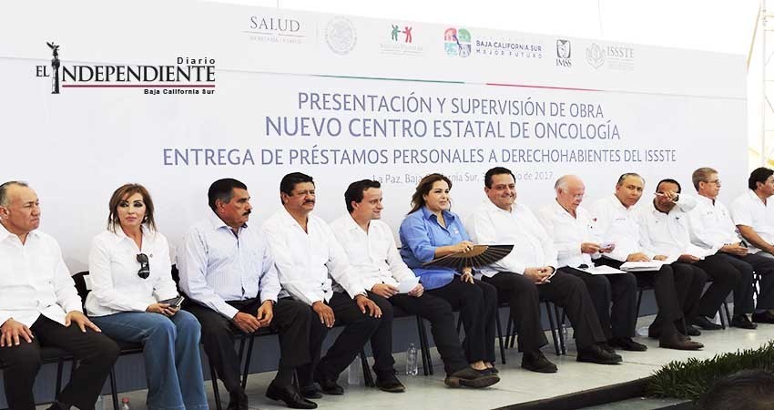Dan formal inicio a la obra del nuevo Centro Estatal de Oncología de BCS