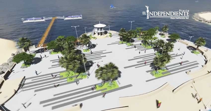 150 MDP invertirán en la primera etapa de modernización del malecón de La Paz