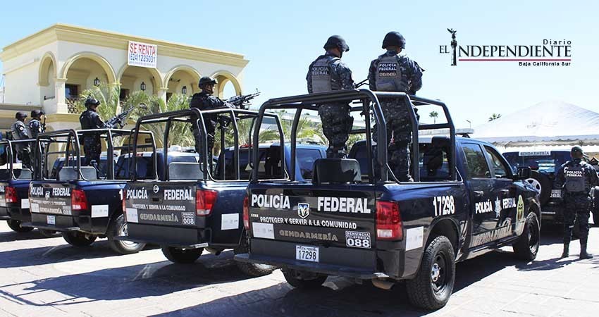 Arribarán más elementos federales a BCS