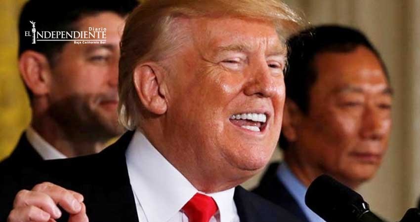 Trump dona su sueldo a educación