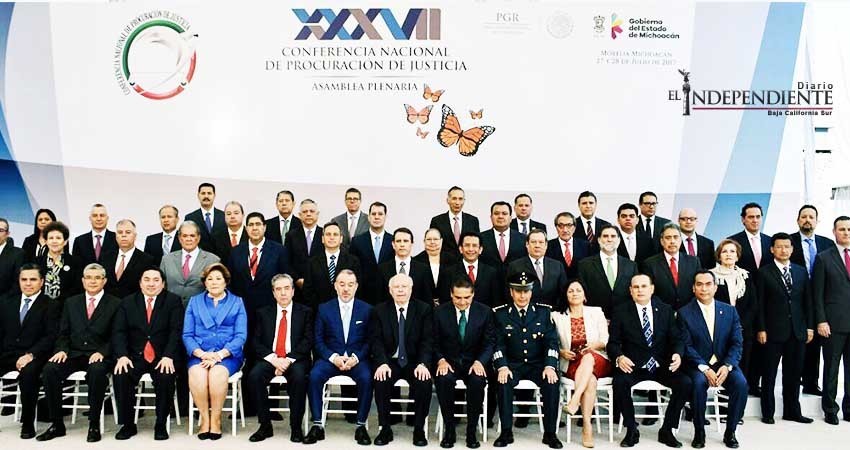 Presente PGJE de BCS en la 37 asamblea de la conferencia nacional de procuración de justicia