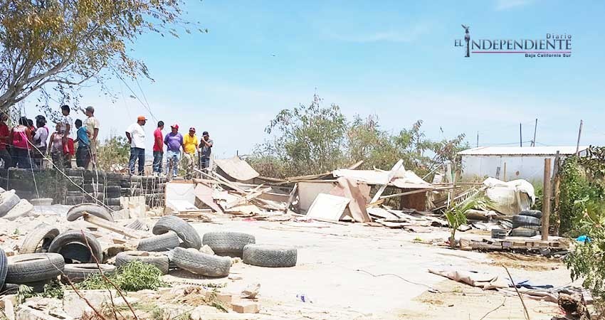 Confirman autoridades que en Valle del Cabo vecinos rellenan terrenos con escombros