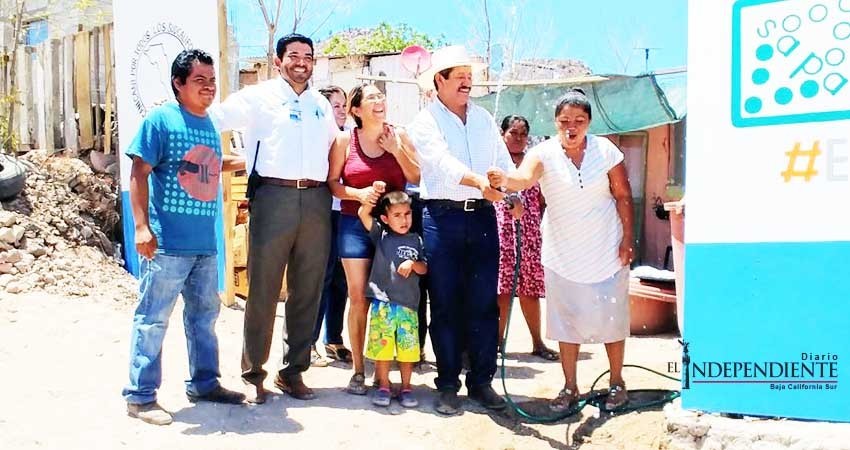 Entrega el Alcalde Martínez Vega  toma comunitaria en Ampliación Vista Hermosa