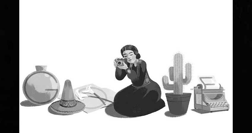 Homenajean Google y Twitter a Tina Modotti, en su cumpleaños 121