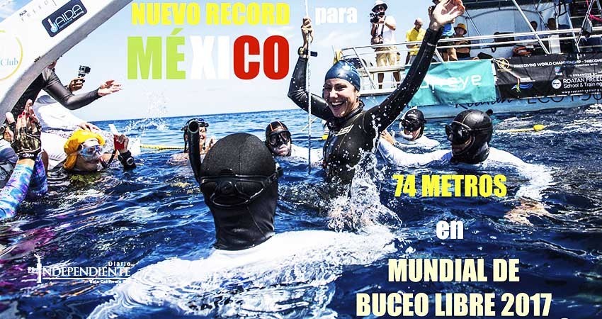Estrella Navarro impone nuevo Record en el Mundial de Apnea