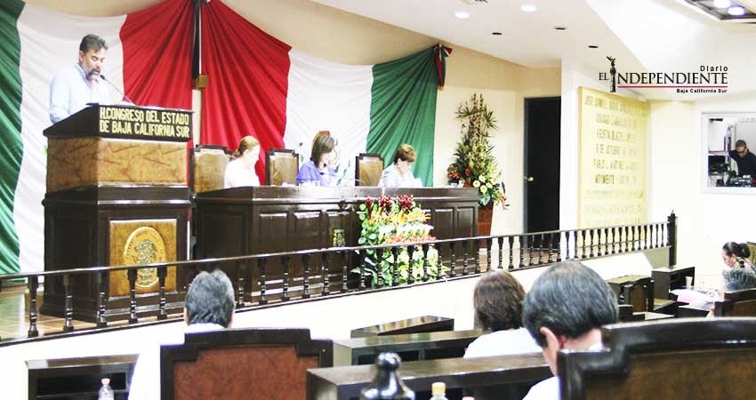 Retiran puntos irregulares en sesión extraordinaria del Congreso de BCS