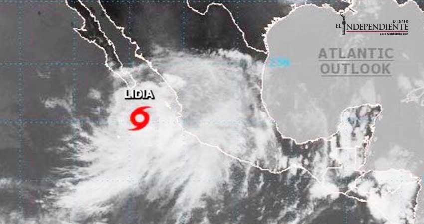 Ya es Tormenta Tropical "Lidia; se intensifican los vientos