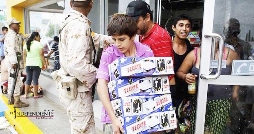 Preparada Sedena para evitar actos de rapiña en Los Cabos