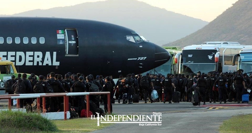 Envía Segob avión con 2 toneladas de despensas e insumos para BCS