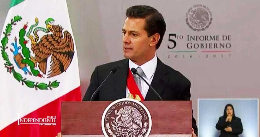 El Presidente EPN se solidariza con los afectados de  "Lidia"