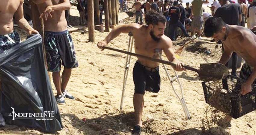 Se une la comunidad para limpiar El Médano