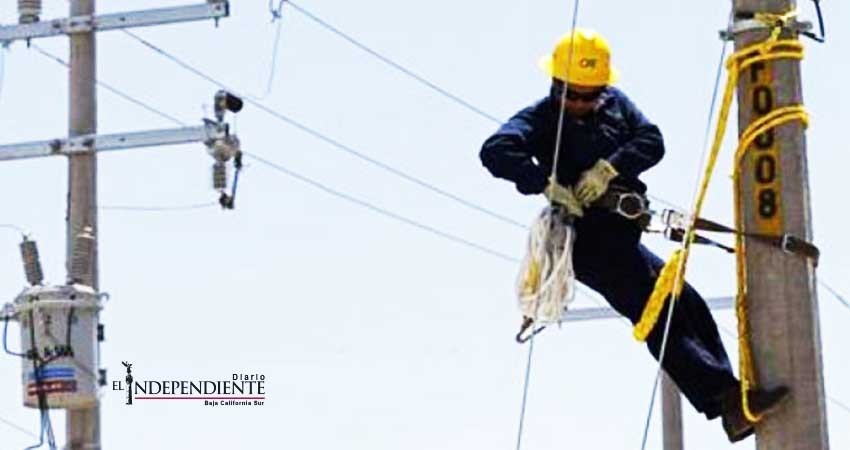 Restituyen en su totalidad el servicio de electricidad en BCS