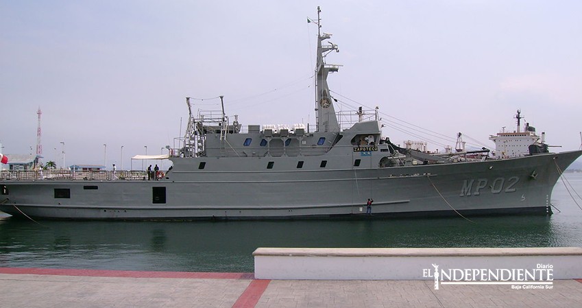 Llegó buque “Zapoteco” a Baja California Sur (BCS) con 30 toneladas de ayuda humanitaria