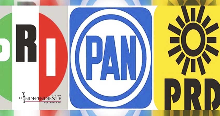 PRI, PAN y PRD de Los Cabos a favor de donar las prerrogativas del próximo proceso electoral