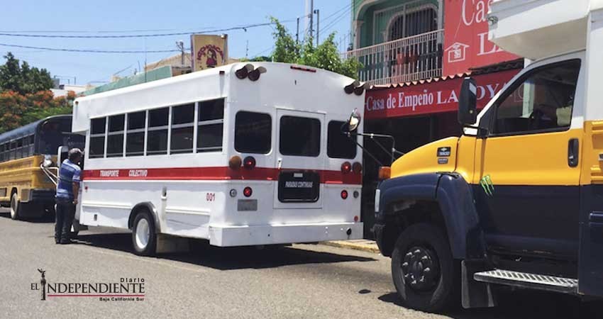 Trabajan regidores en decisión final sobre tarifa al transporte de La Paz