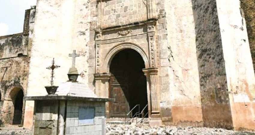 Sismo afecta la ruta conventual en Morelos