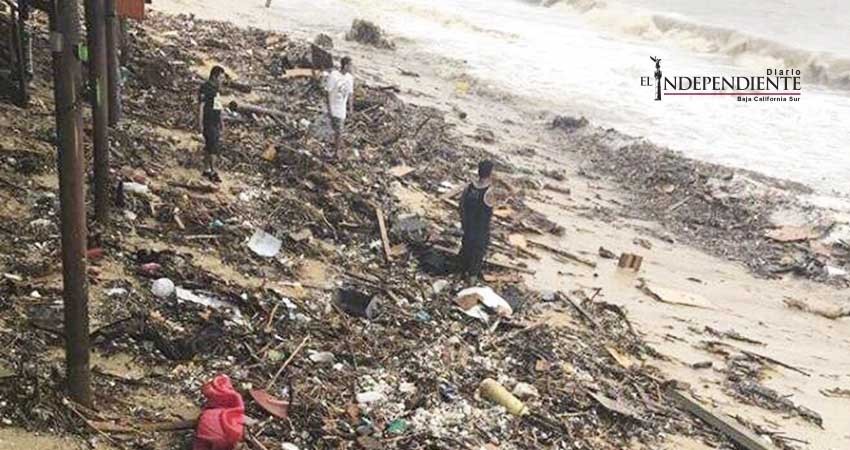 Lluvias de septiembre dejan más de 100 toneladas de basura en playas