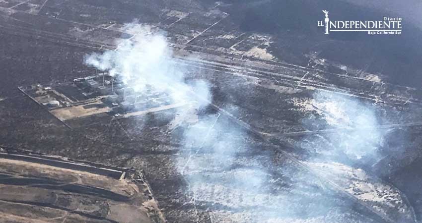 Continúan investigando nube negra de contaminación en La Paz