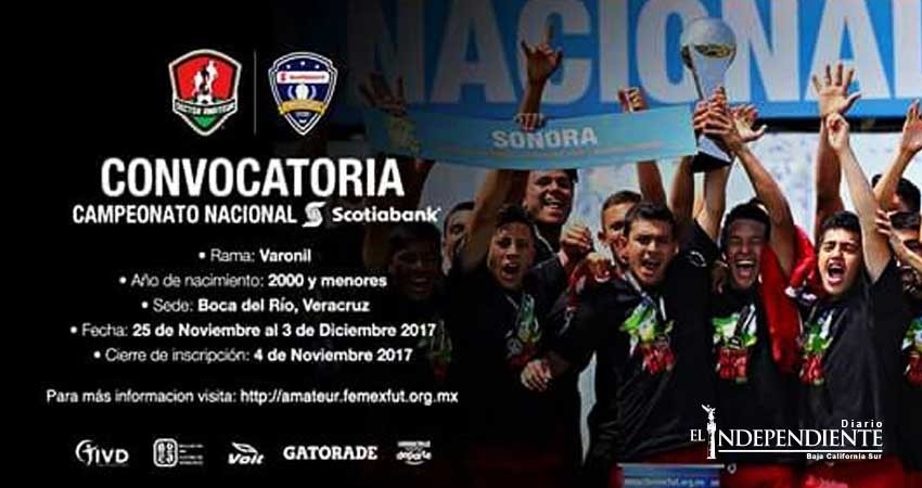 Realizarán cuadrangular de futbol rumbo al Campeonato Nacional Sub17
