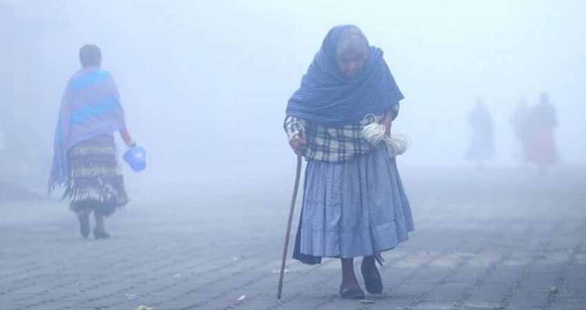 Prevén heladas y temperaturas menores a 5 grados en el país