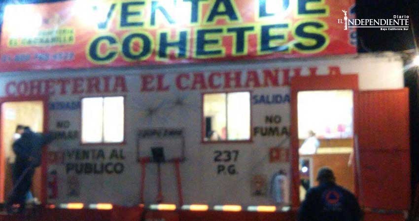 Anuncia PC estricta vigilancia en puestos de venta de pirotecnia durante diciembre