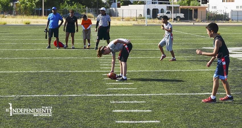 Continúa la Actividad del Estatal de Tochito NFL en BCS