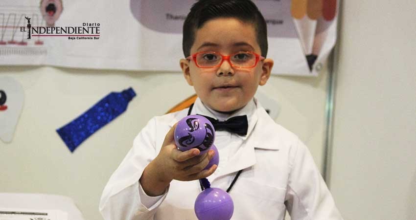 Con tan solo 7 años de edad se presentó en ExpoCiencias Nacional 2017