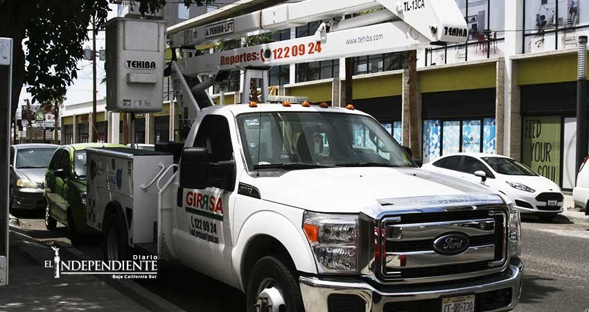 Perdió GIRRSA amparo por el alumbrado público: Ayuntamiento de La Paz