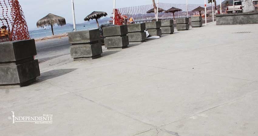 Asegura Colegio de Ingenieros que supervisa remodelación del malecón de La Paz