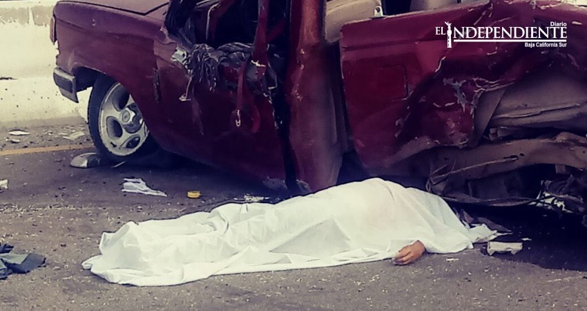 Aparatoso choque en Migriño deja mujer fallecida y dos lesionados