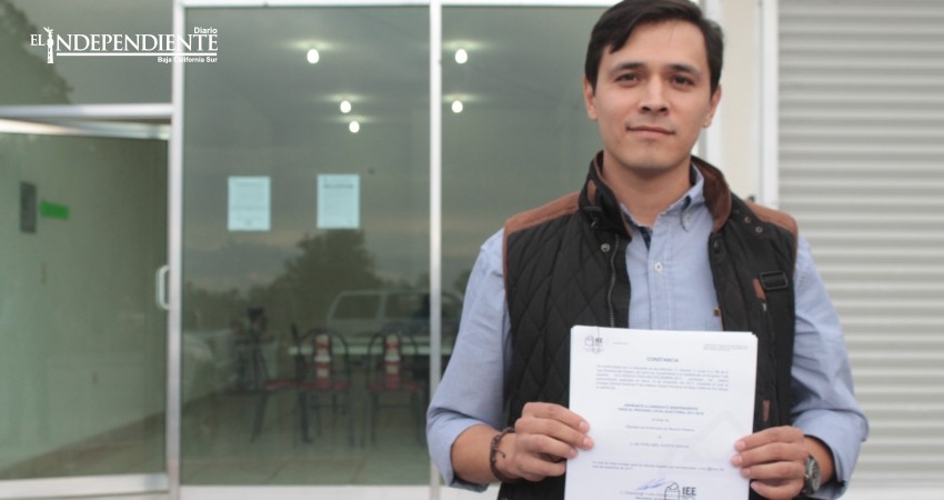 Busca Milthon Huerta llegar al Congreso de BCS por la vía independiente
