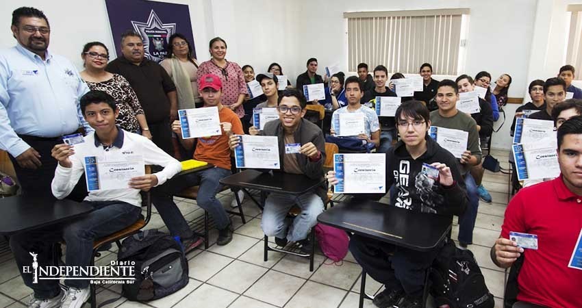 Finaliza Tránsito Municipal curso de intensivo de educación vial para adolescentes