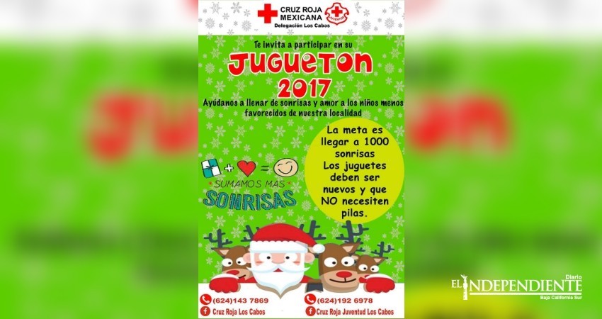 5 de enero es el último día para apoyar al “Juguetón” de Cruz Roja