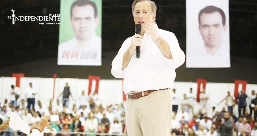 Corrupción es AMLO, quien oculta ingresos y defiende a narcos: Meade