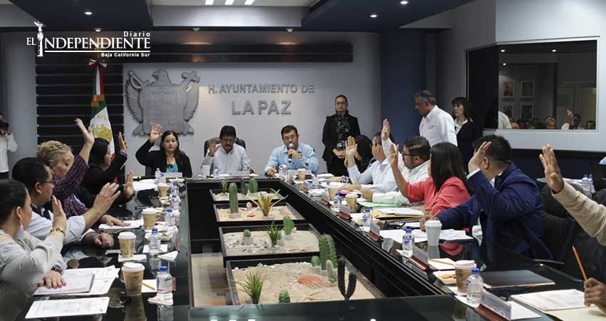 Reprobado el Ayuntamiento de La Paz en sus cuentas públicas