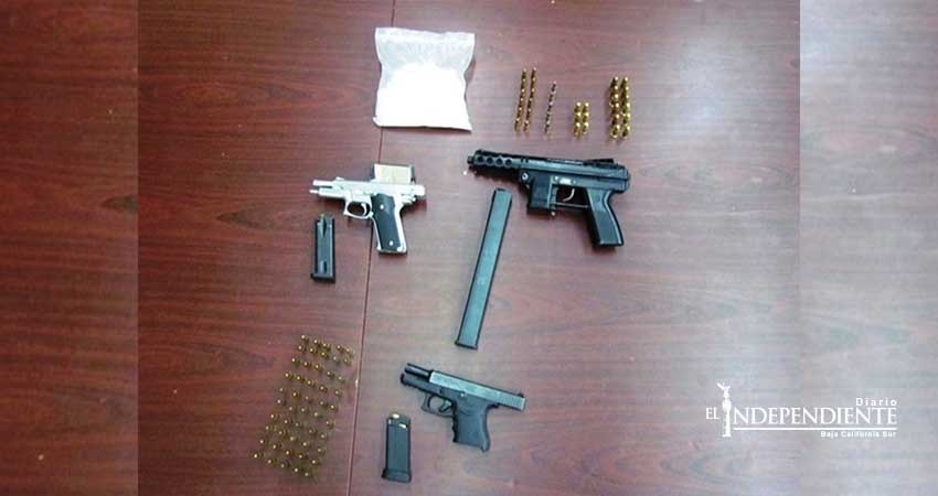 Con labor de inteligencia y mediante cateo, asegura PGJE armas, cartuchos, droga y vehículos en casa de seguridad en SJC