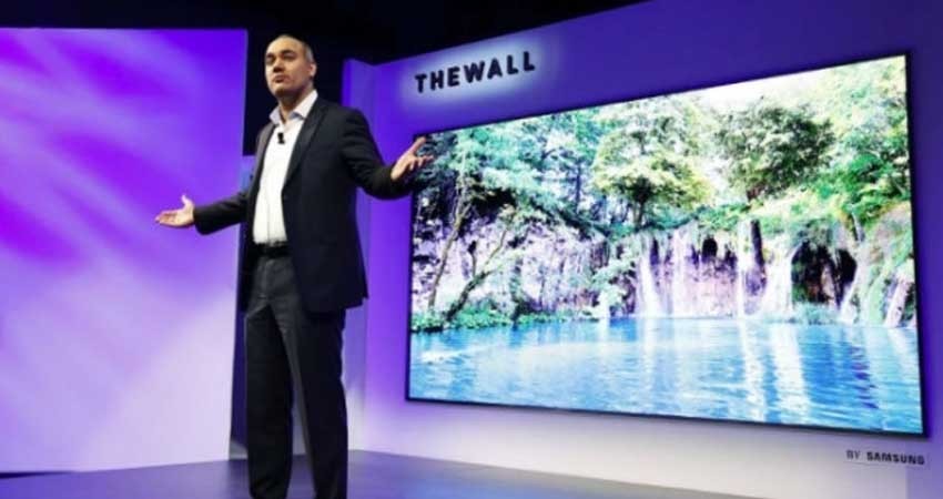 Samsung creó una pantalla de 146 pulgadas y la llamó The Wall