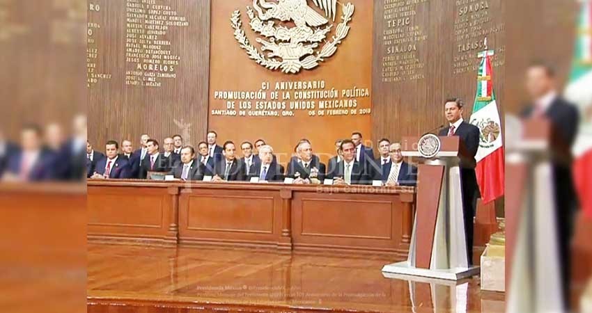 Instituciones sólidas, prueba de la vitalidad de Constitución: EPN