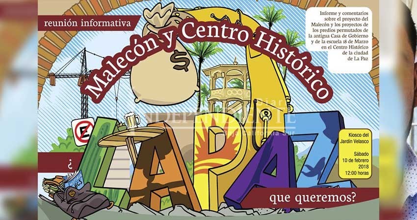 Invitan activistas a foro sobre nuevo malecón y predio de primaria 18 de Marzo