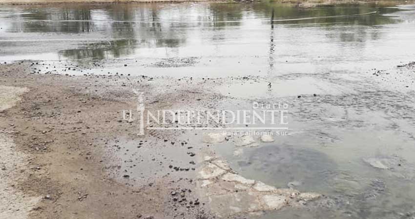 Se inunda población de El Centenario con aguas negras durante 4 días