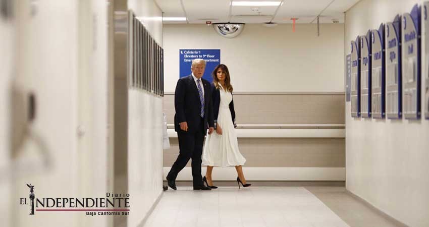 Visita Trump a sobrevivientes de masacre en Florida