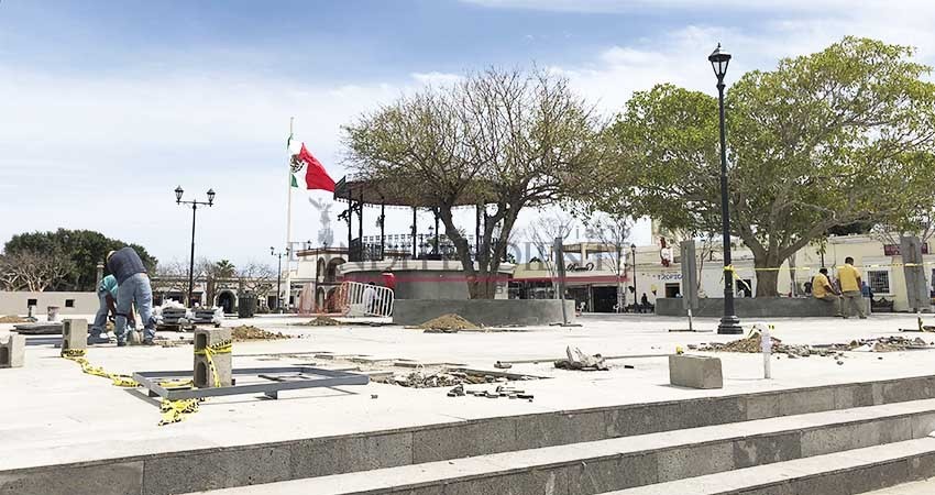 Estima la Sepuim que en abril concluyan obras de la Plaza Mijares