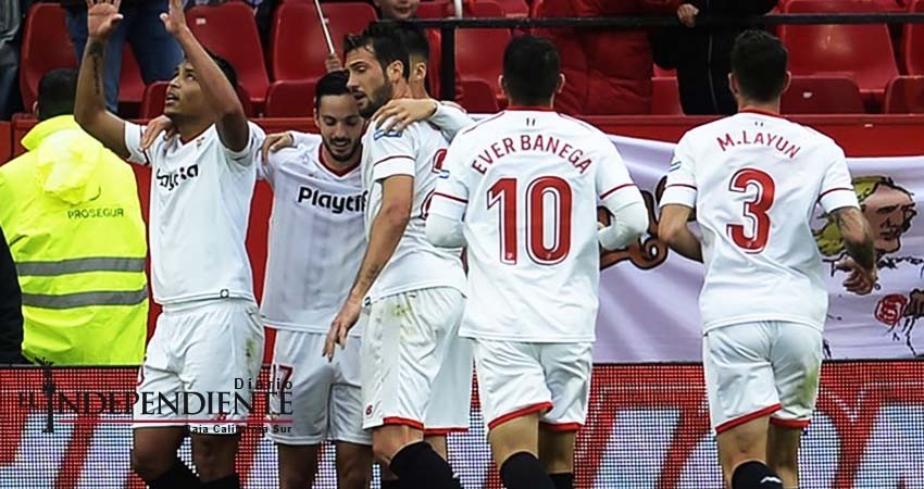 Sevilla hiló triunfos en Liga; Layún otra vez fue titular
