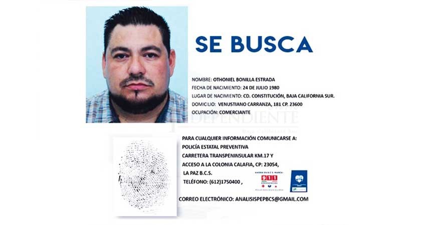 Pide ayuda para localizar a Othoniel Bonilla Estrada