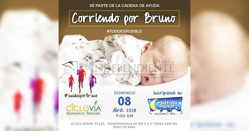 Ciclovía Recreativa se une a la ayuda al pequeño Bruno Lara